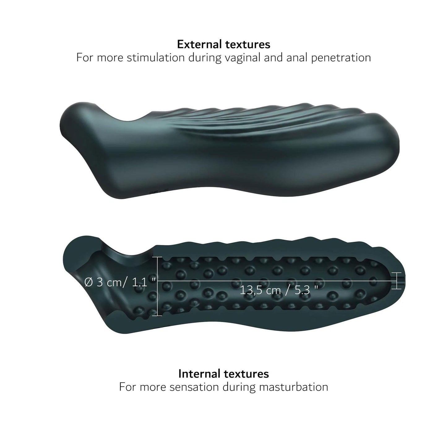 Przedłużka na penisa Ryzer Max Man.wand szara 18 cm