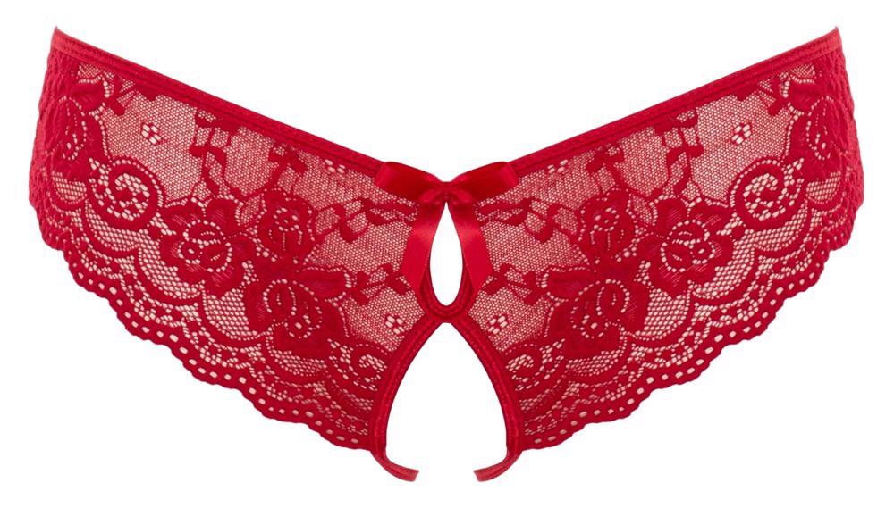 Lace Briefs Crotchless M