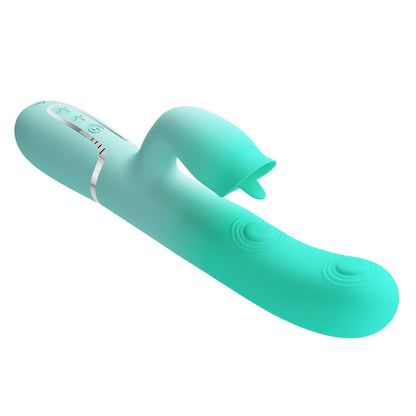Wibrator króliczek Pretty Love Gigi silikonowy 7 pulsacji 7 lizania USB