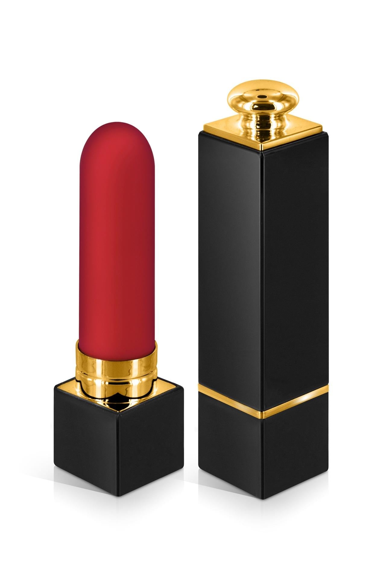 Mini wibrator szminkowy Black Empire Mylady USB silikonowy czarny