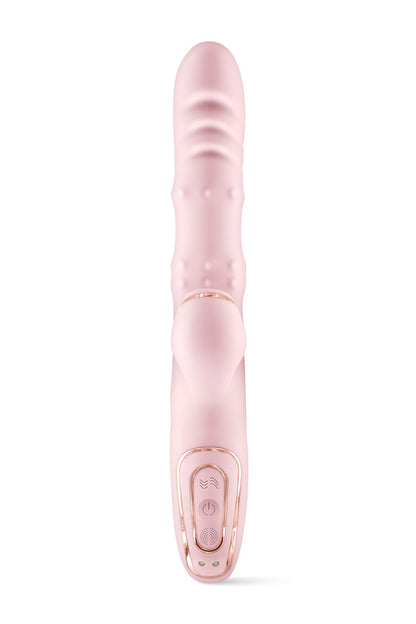 Wibrator króliczek Classy 5w1 Yoba pudrowy róż USB