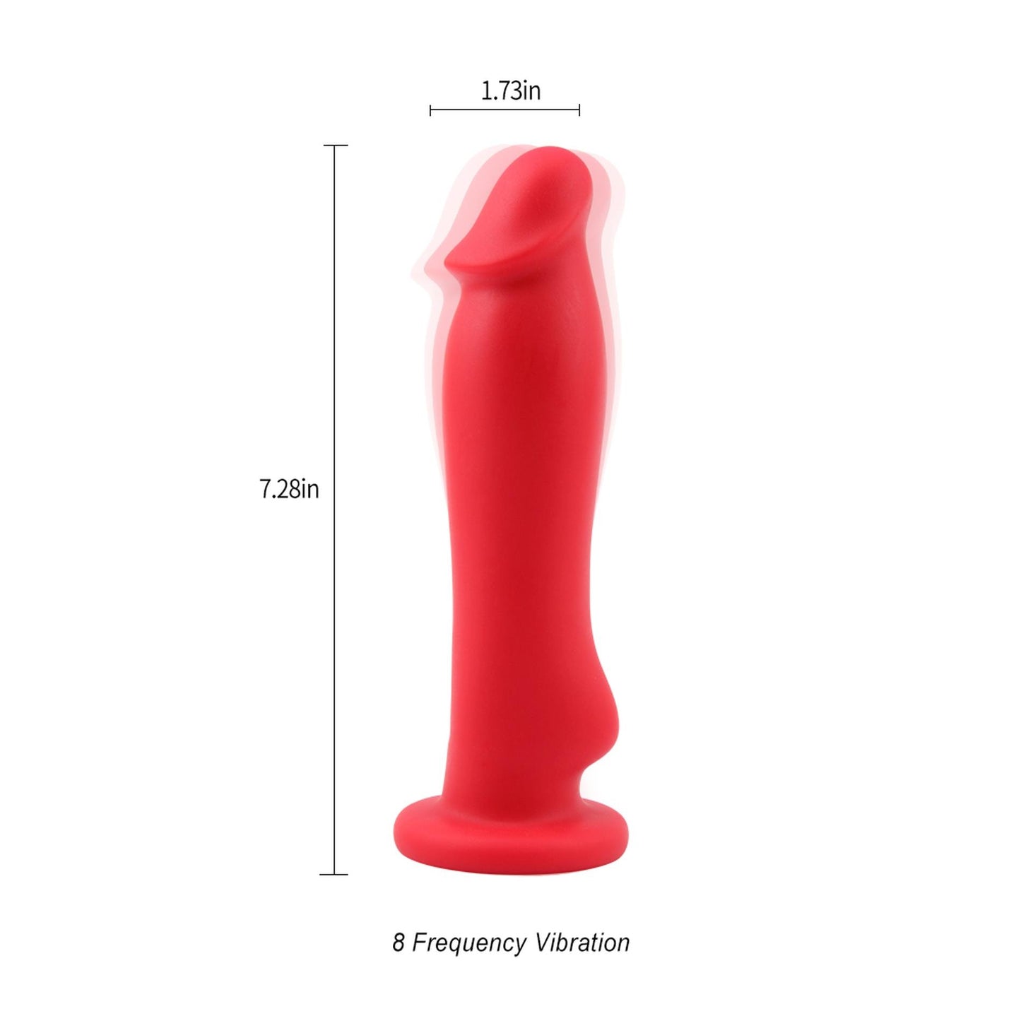 Wibrator analny silikonowy didi Real Burst 18.5 cm
