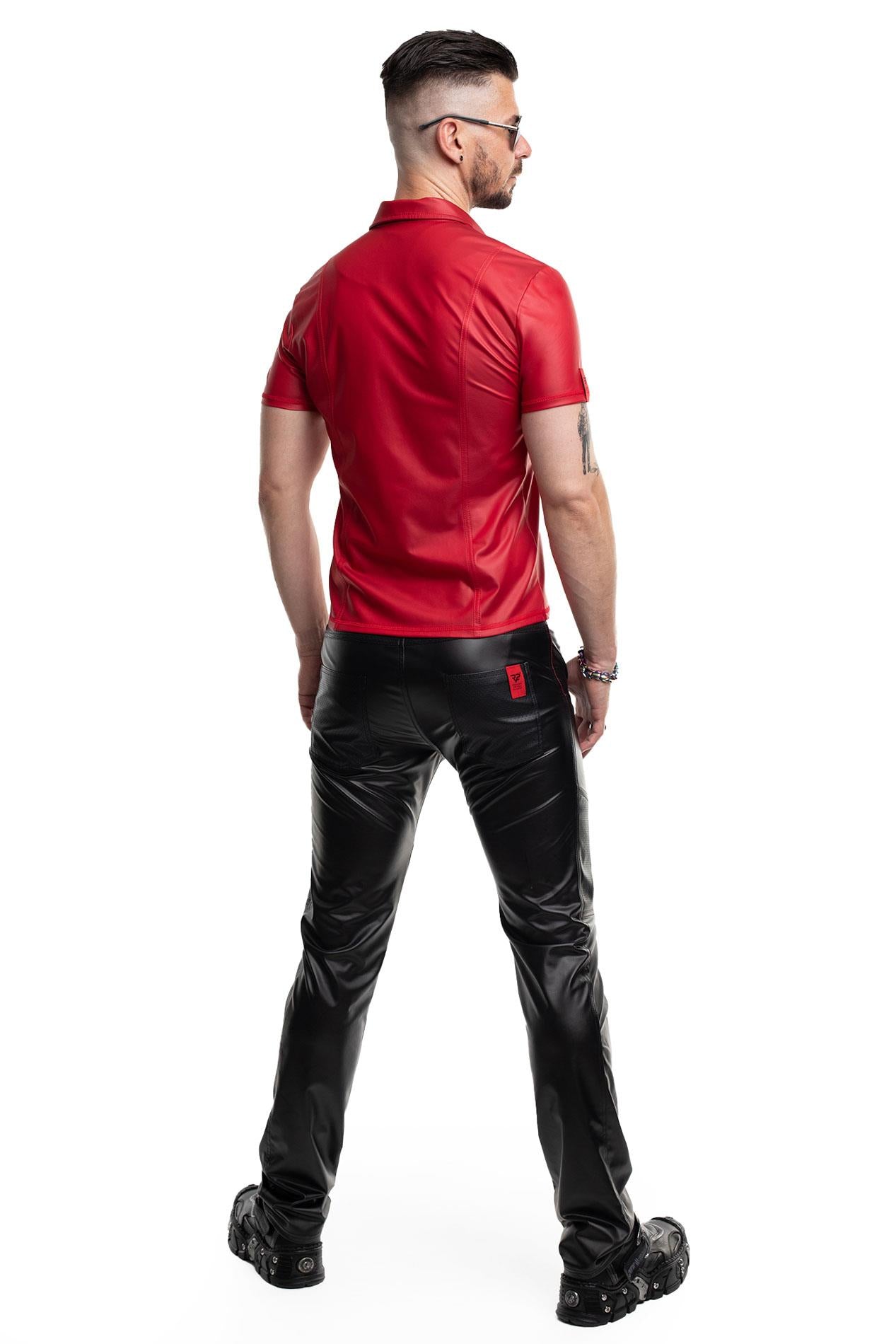 RMMauricio001 - red polo - XL