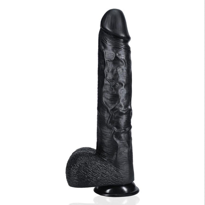 Extra Large Straight with Balls 38 cm - Black