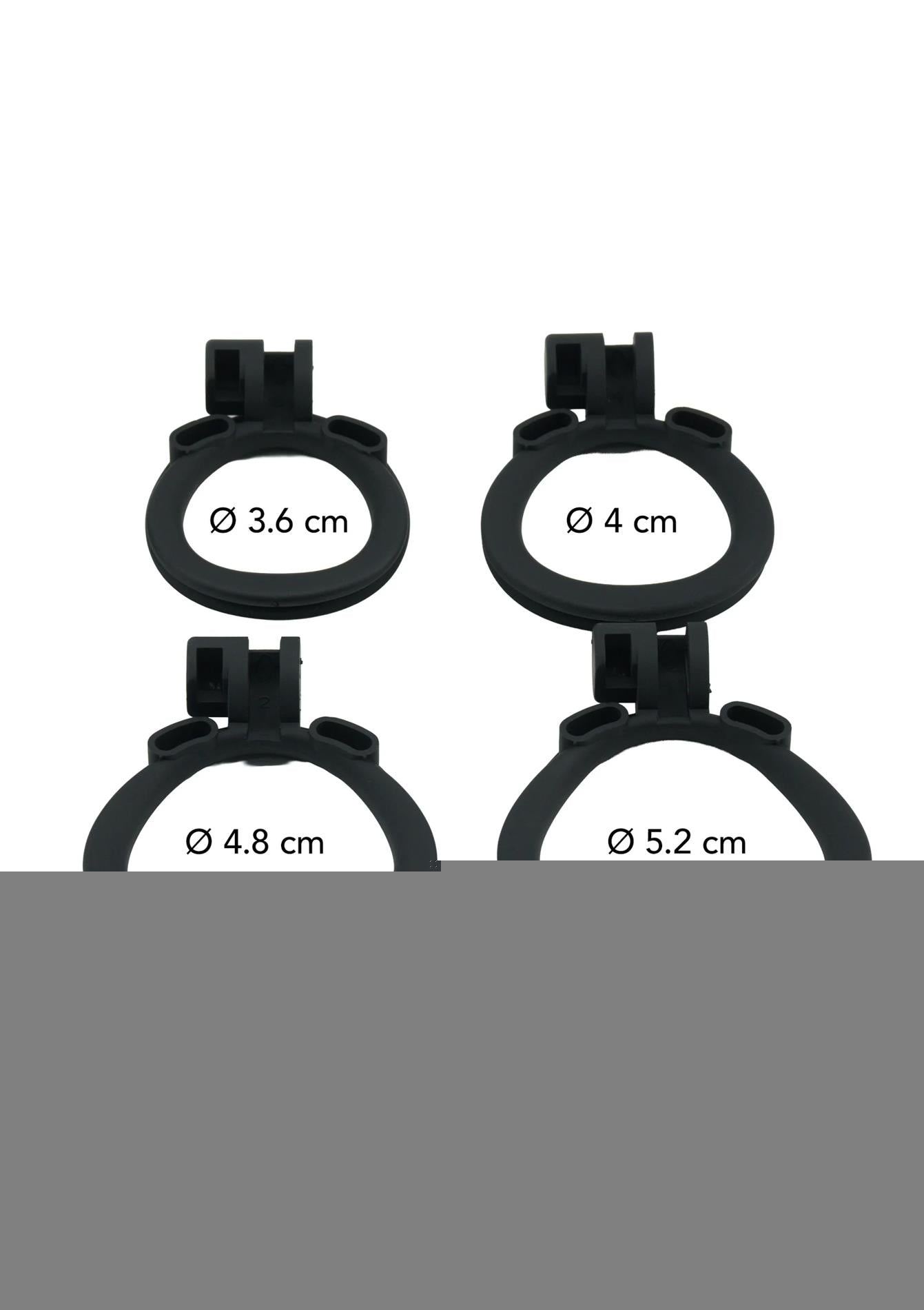 Klatka na penisa Penis Prison Hidden Desire czarna 11 cm