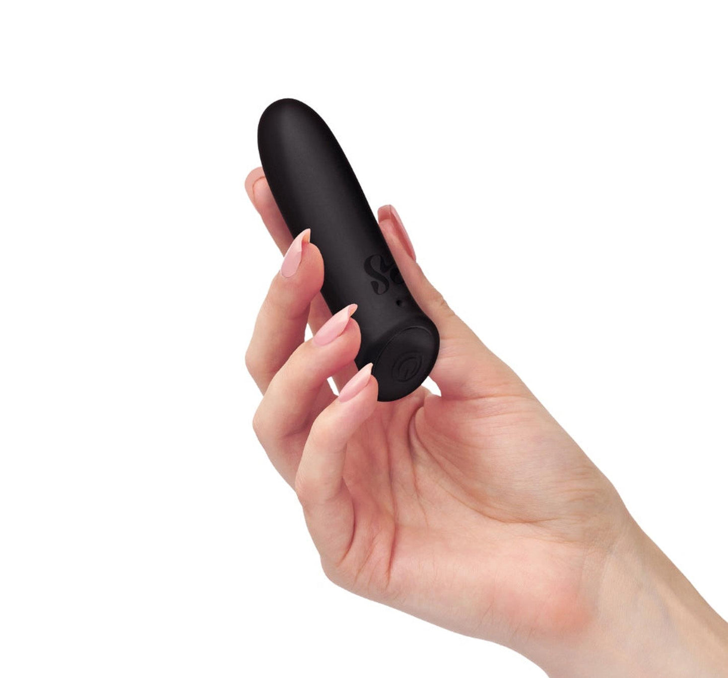 Wibrator bullet silikonowy Wonder Bullet So Divine czarny USB 9cm