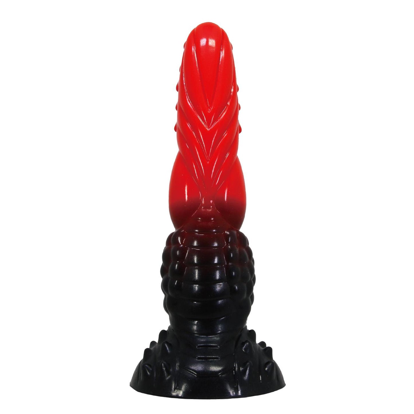 Dildo silikonowe pofalowane Power Monsters Fire Dragon 24.5 cm