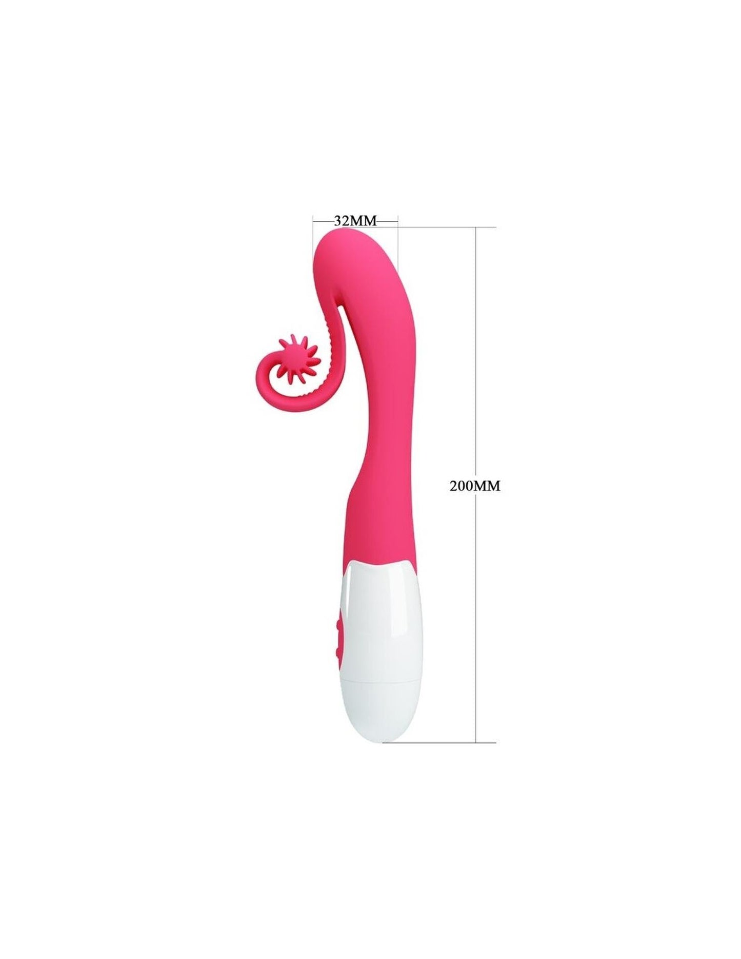 Stymulator łechtaczki silikonowy Pretty Love Romance różowy 30 wibracji