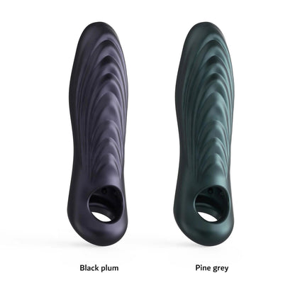 Przedłużka silikonowa Ryzer Max Man.wand black plum 18 cm