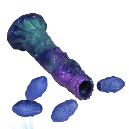 DuskWalker Sentinel – 23 cm Karbowany Potworny Silikonowy Dildo