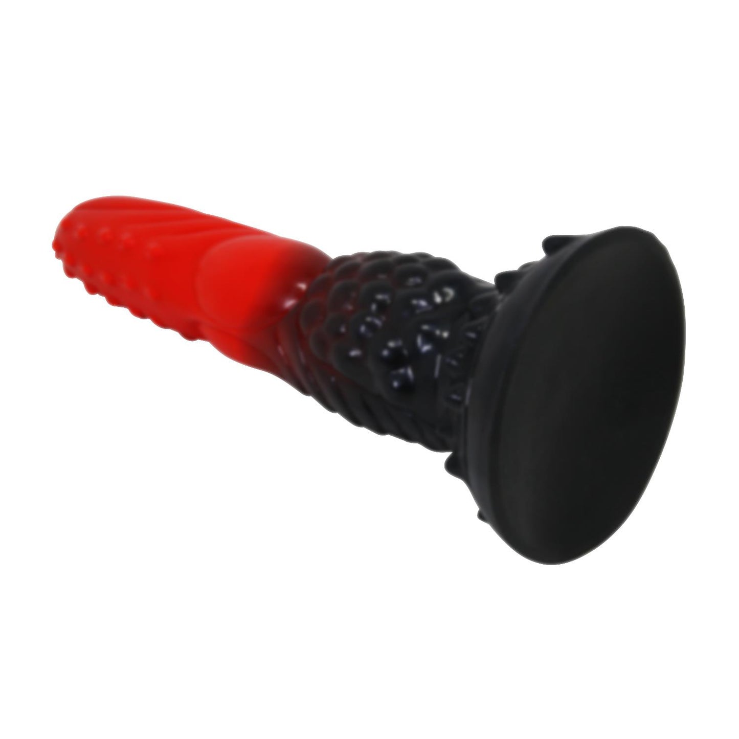 Dildo silikonowe pofalowane Power Monsters Fire Dragon 24.5 cm