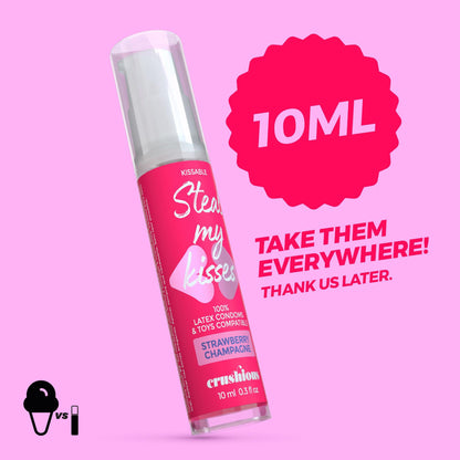 Żel intymny Crushious Steal My Kisses truskawkowy szampan 10 ml