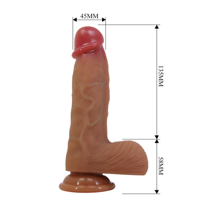 Dildo realistyczne Pretty Love Dwell super miękkie silikonowe 19 cm