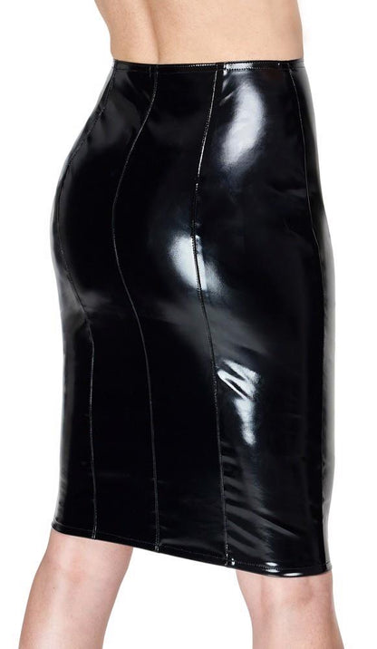 Vinyl Skirt Zip black S