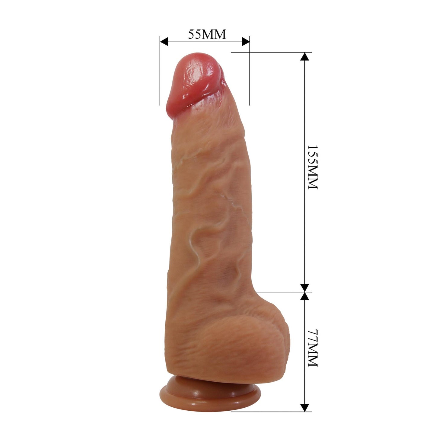 Dildo realistyczne super miękkie silikonowe Pretty Love Najm 23 cm