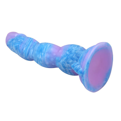 Dildo silikonowe pofalowane Power Monsters Alien 20.5 cm