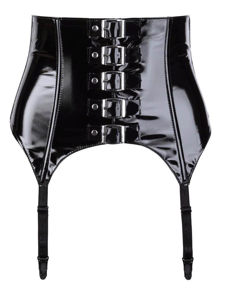 Vinyl Suspender Belt XS