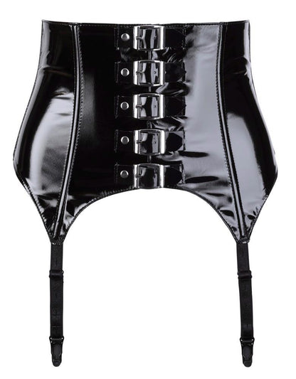 Vinyl Suspender Belt XS