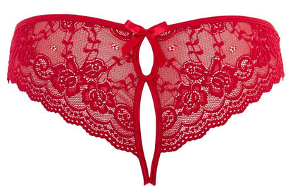 Lace Briefs Crotchless L