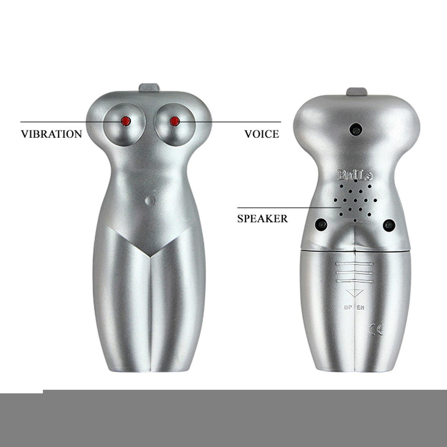BAILE- TEMPTATION PASSION LADY, Vibration Sex talk Double holes