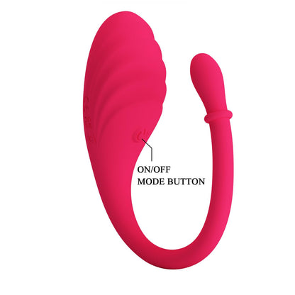 Jajko wibrujące z aplikacją Undine Romance silikonowe USB 20,5 cm