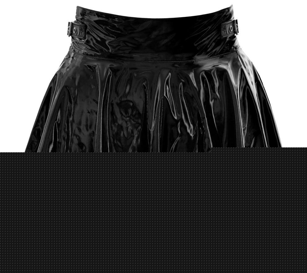 Vinyl Mini Skirt S