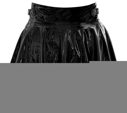 Vinyl Mini Skirt S