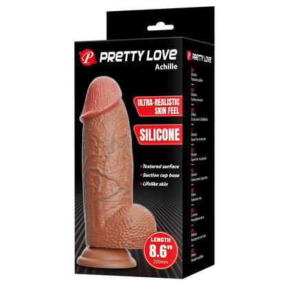 Dildo silikonowe Achille Pretty Love wodoodporne