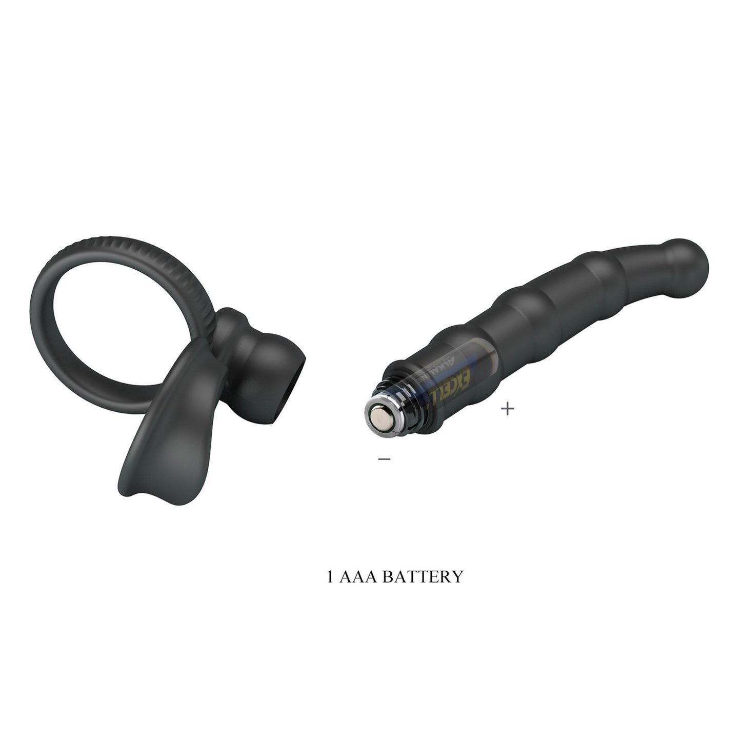 Pierścień erekcyjny analny Pretty Love Tatum 10 wibracji 18 cm