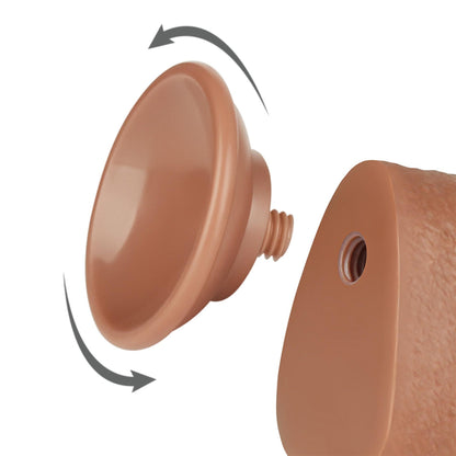9.5'' Sliding Skin Dual Layer Dong Brown