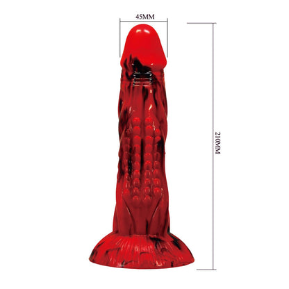Dildo silikonowe falowane Minotaur Power Monsters 21 cm