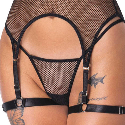 The extravagant black net set S