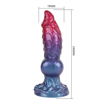 Power Monsters Eldritch Sentinel – 24 cm Rippled Monster Silicone Dildo