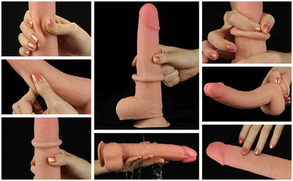 9'' Sliding Skin Dual Layer Dong