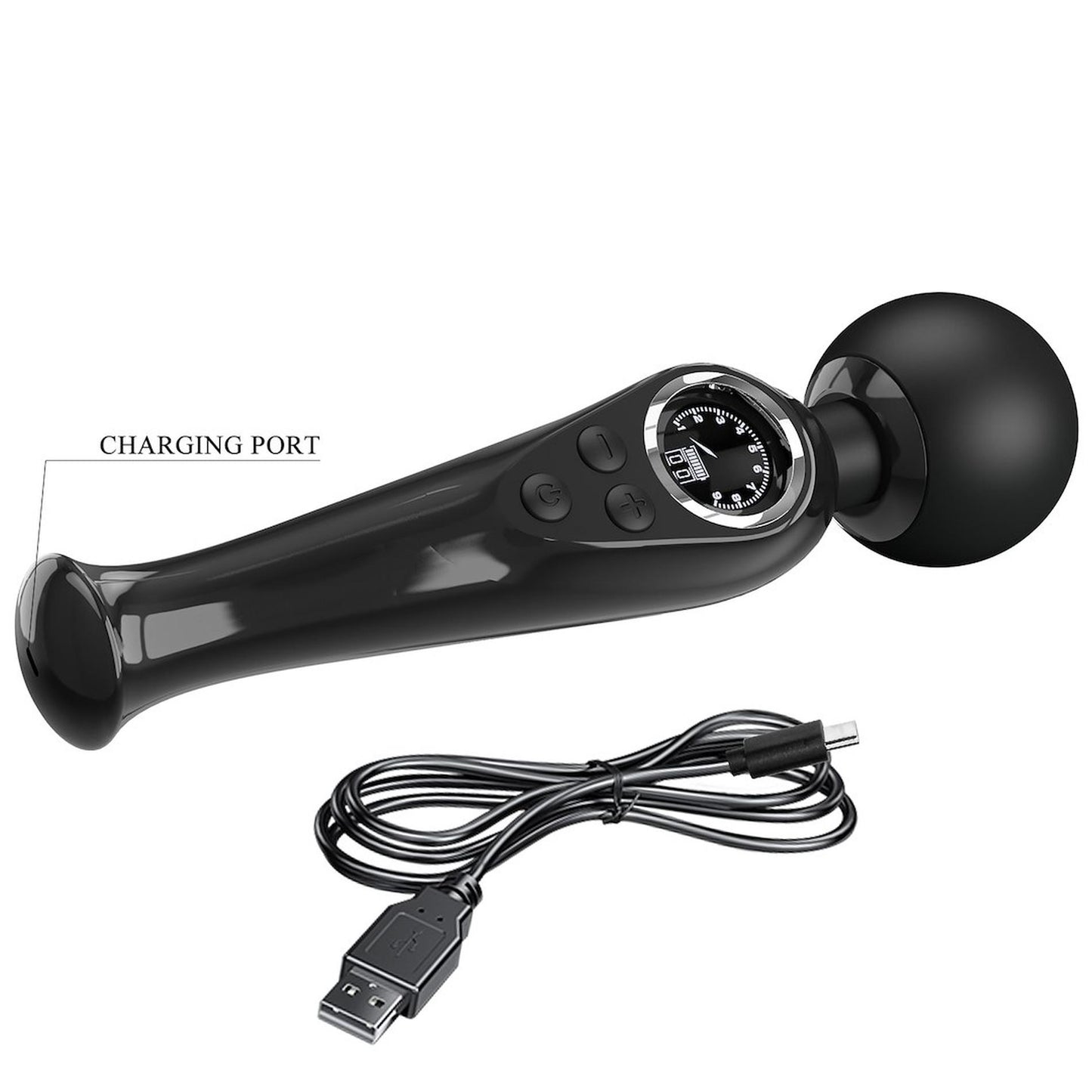 Masażer wibracyjny Pretty Love Skyler silikonowy 22 cm USB