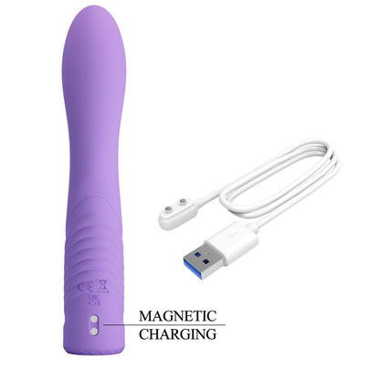 Silikonowy wibrator króliczek Pretty Love Elivia 10 funkcyjny punkt G USB