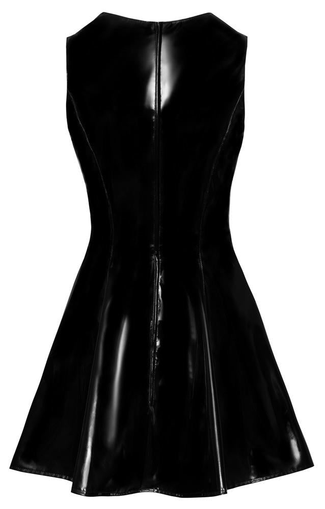 Vinyl Dress with Lace L