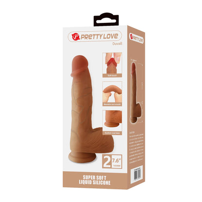 Dildo realistyczne Pretty Love Dwell super miękkie silikonowe 19 cm