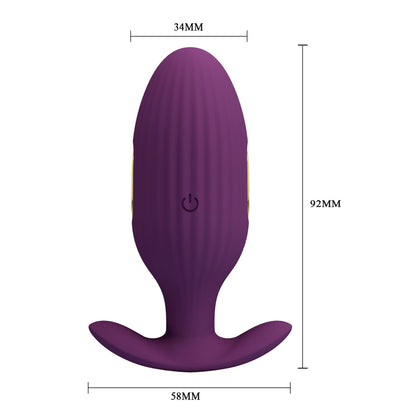 PRETTY LOVE - Jefferson, 12 vibration functions 3 electric shock functions Mobile APP Long-distance Control