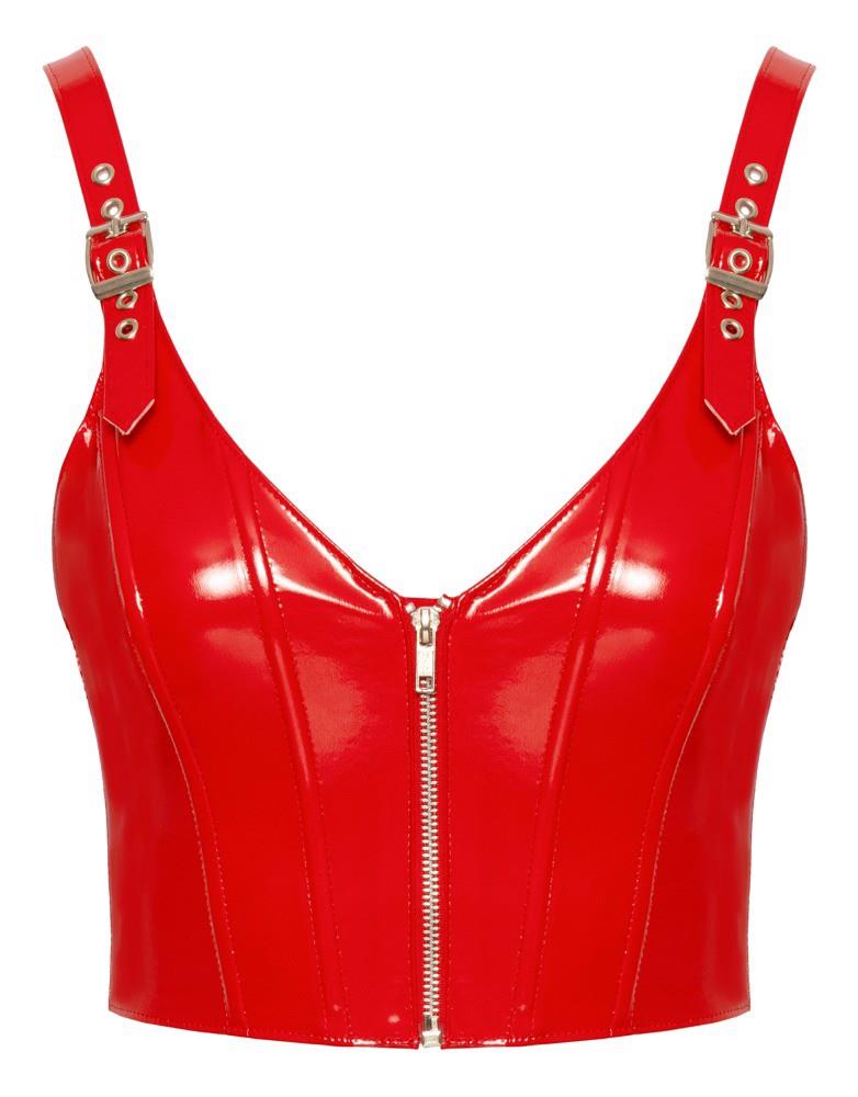 Vinyl Top Zip red S