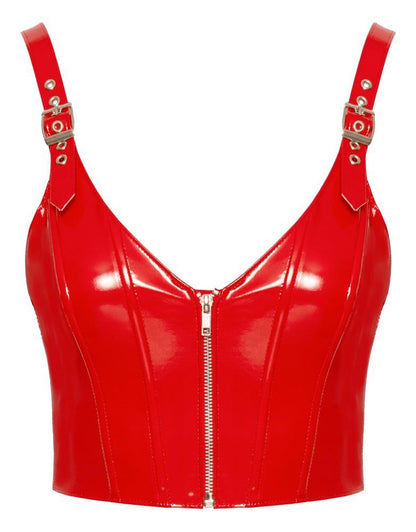 Vinyl Top Zip red S
