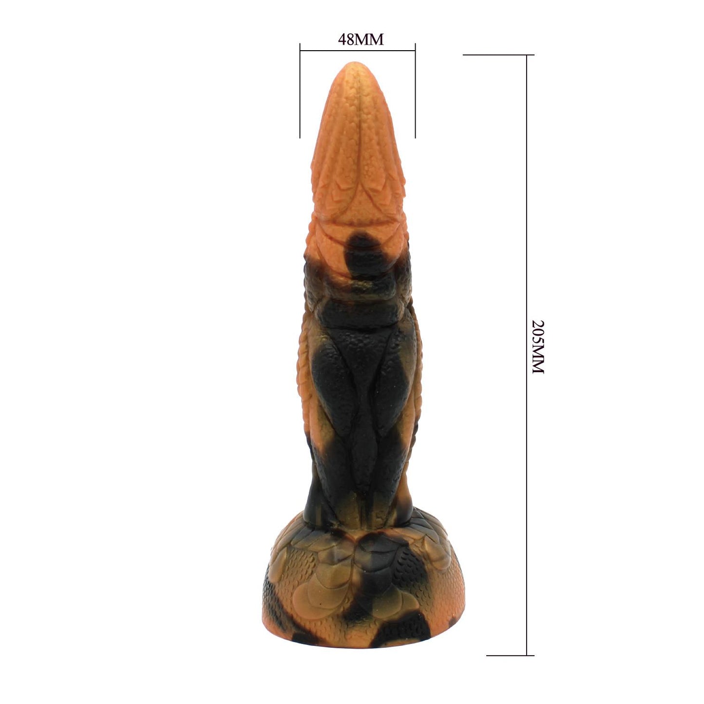 Dildo silikonowe faliste monster Tyrannosaurus Power 20.5 cm