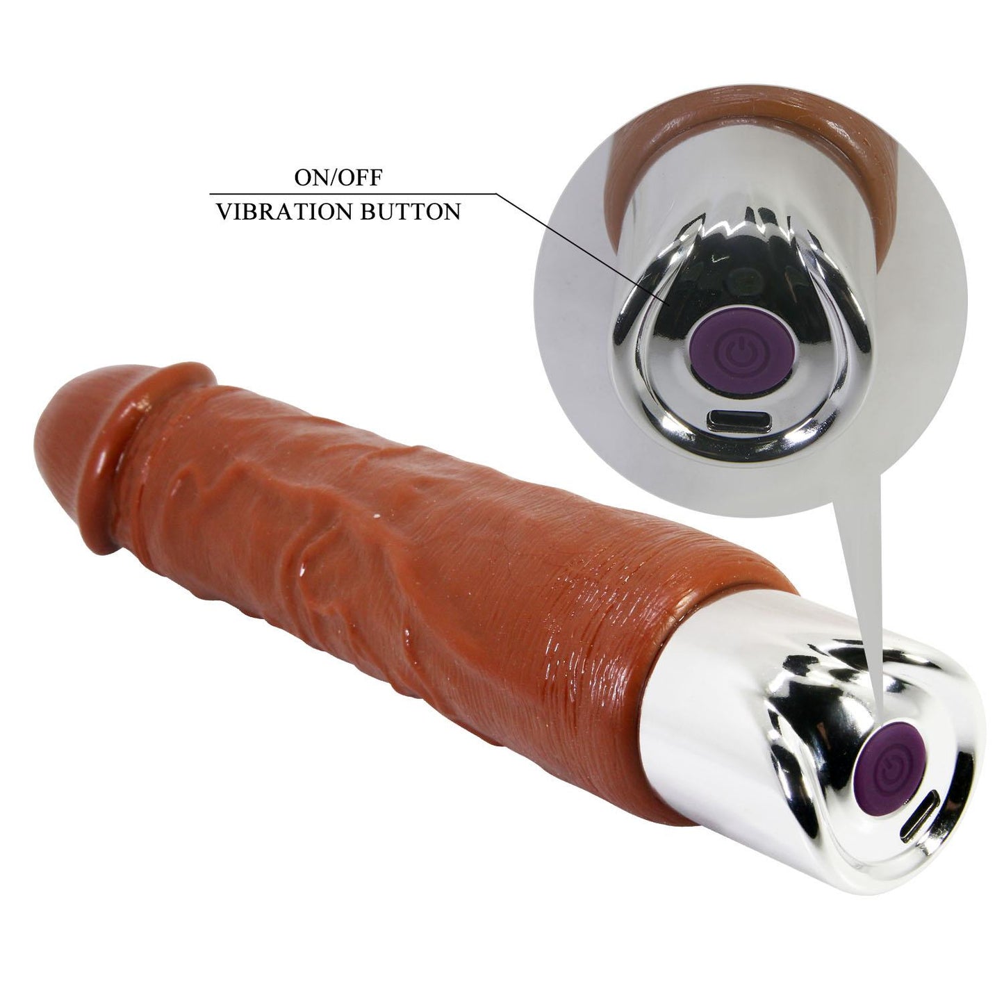 Wibrator realistyczny Pretty Love Rufus Pro USB wodoodporny