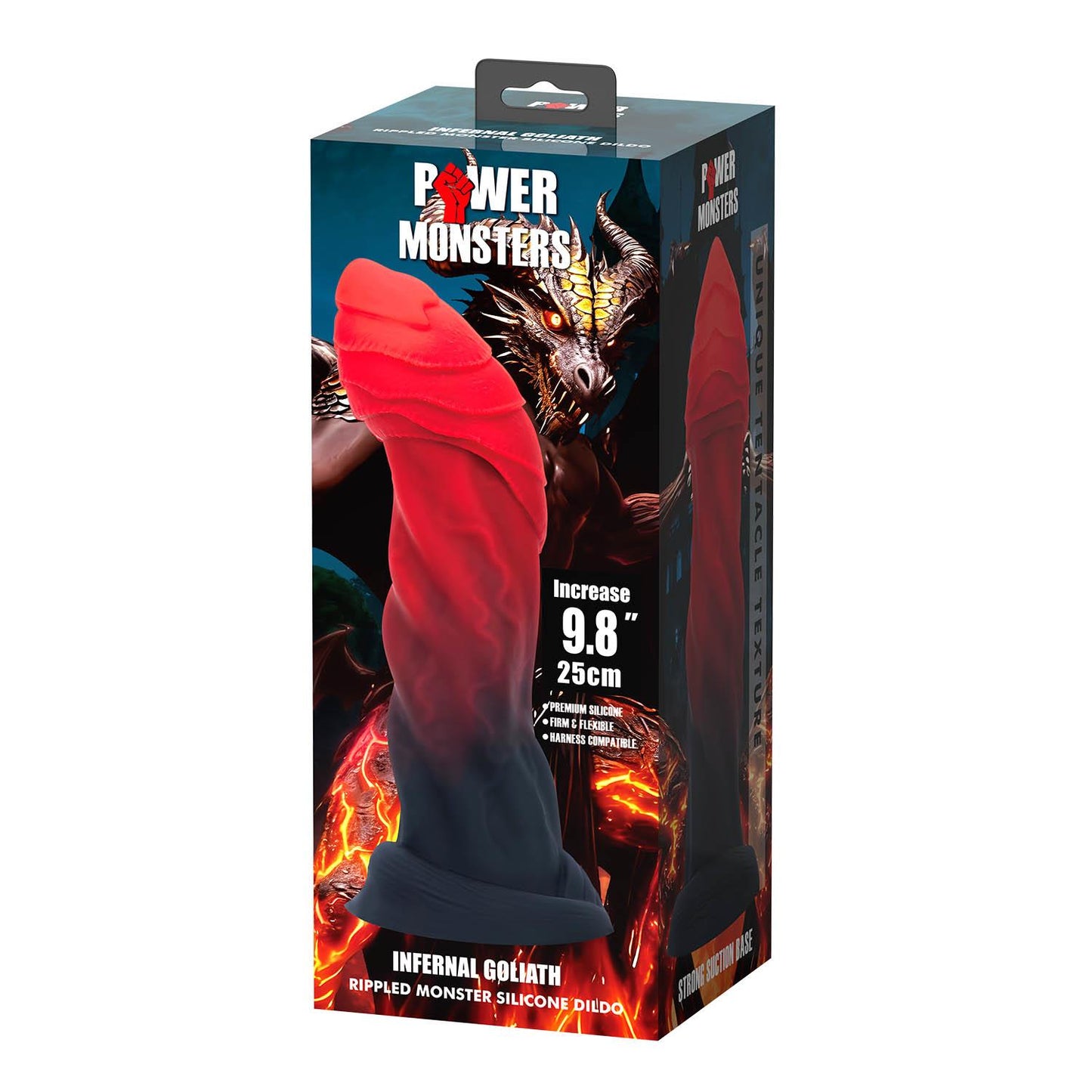 Dildo silikonowe Power Monsters Infernal Goliath 25 cm