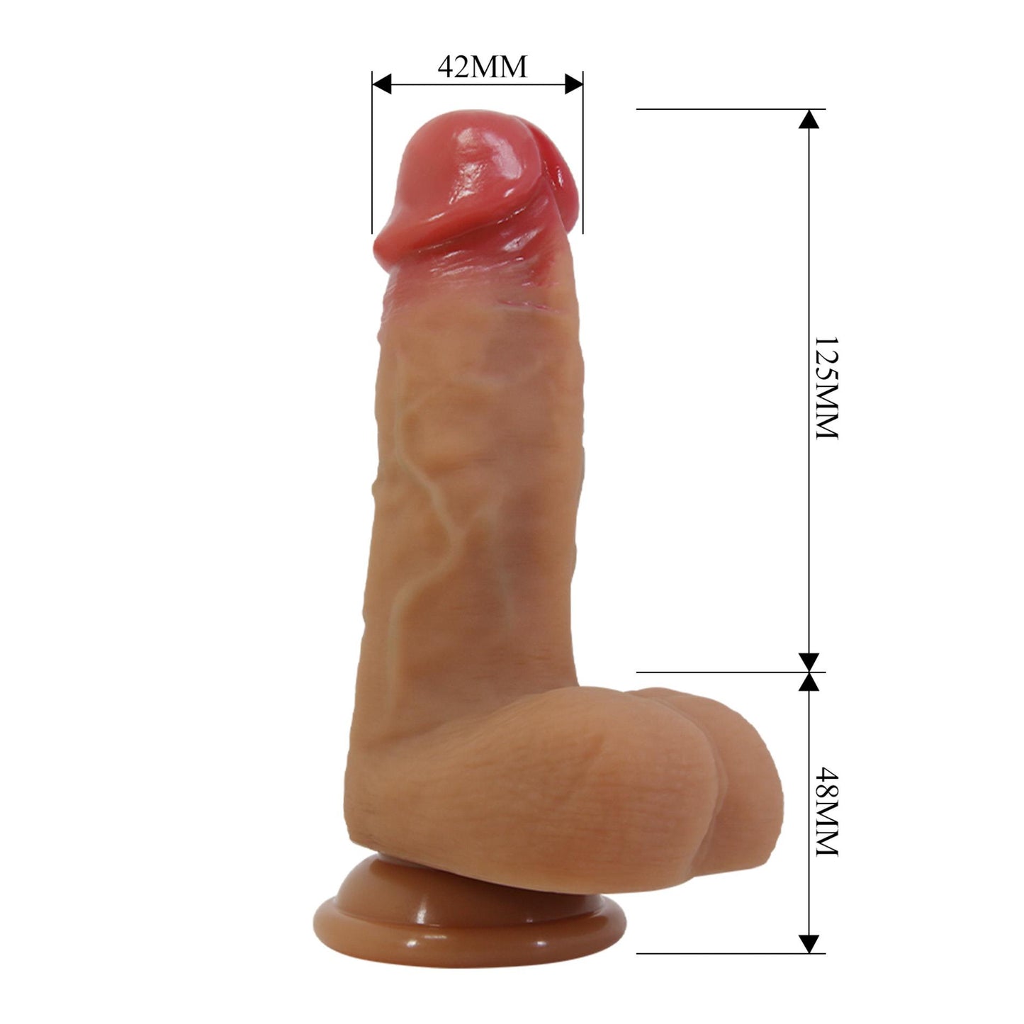 Strapon silikonowy Pretty Love Fogg 12 cm z majtkami