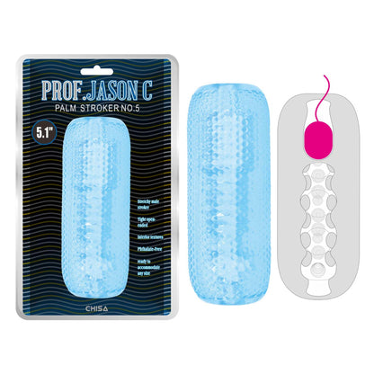 Masturbator TPE Palm Stroker No 5 niebieski 12,5 cm