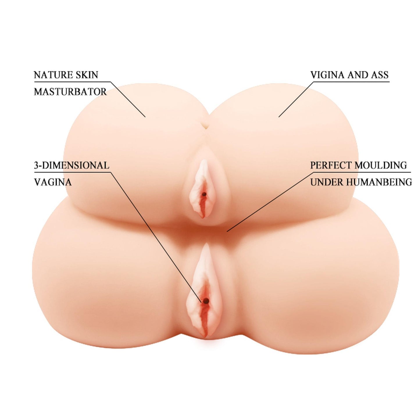 CRAZY BYLL - Dual Vagina And Ass Vibrating, Voice