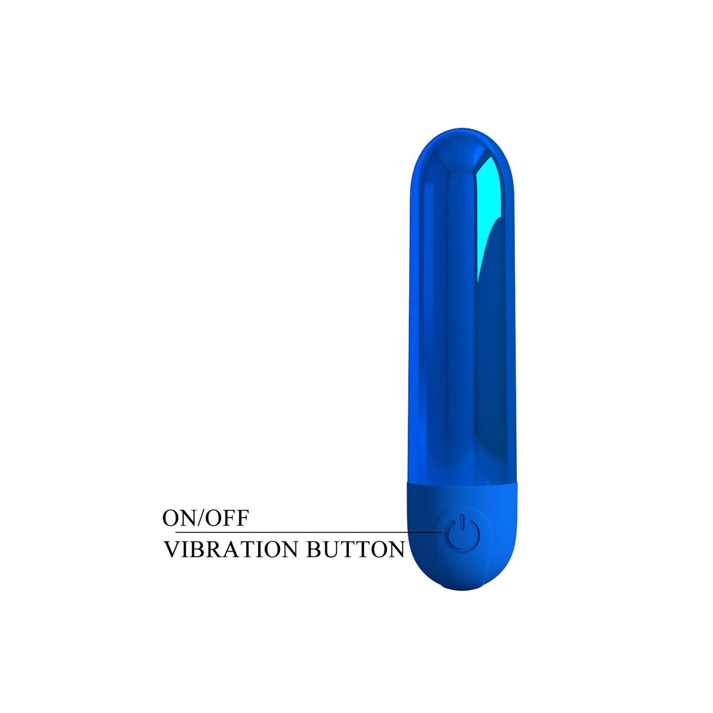 Mini wibrator bullet Pretty Love Kiwi niebieski