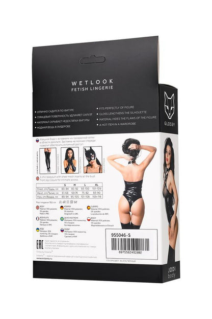 Wetlook body Jodi - black L