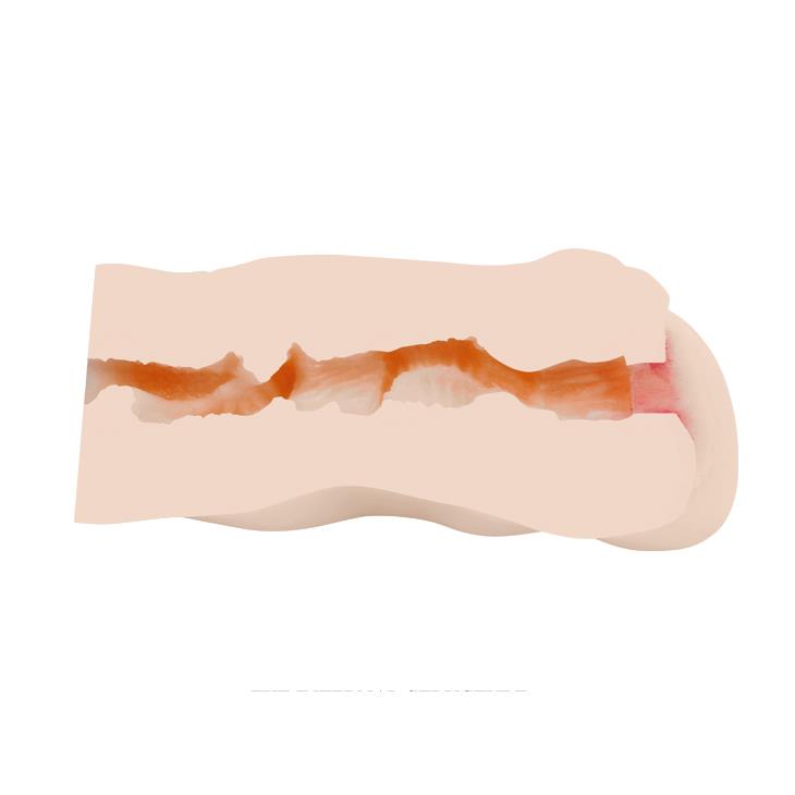 Masturbator waginalny 3D Baile z wibrującym jajkiem TPR